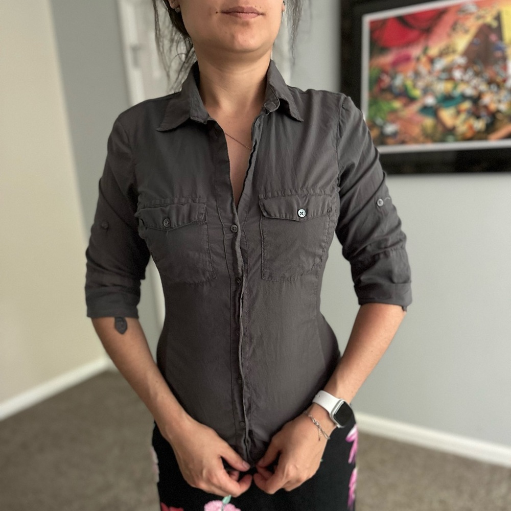 Grey blouse